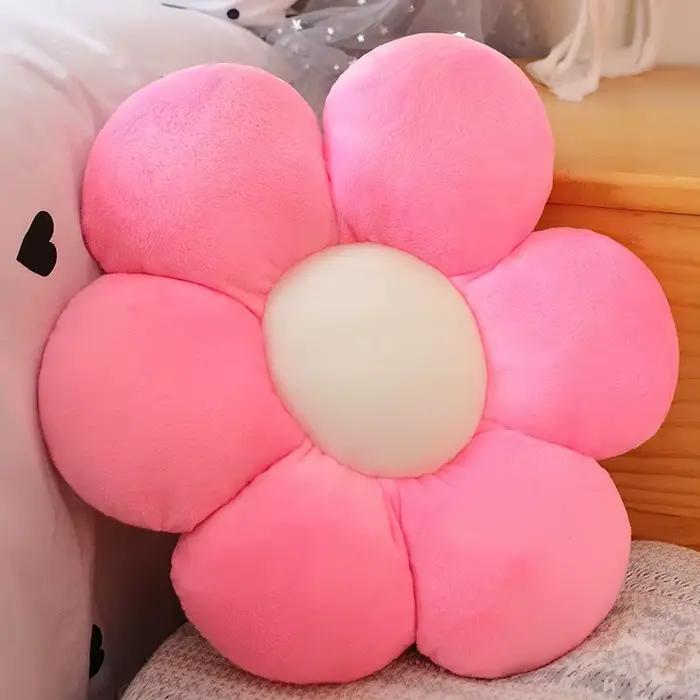 Coussin nordique en peluche de couleur unie, 1 pièce, pour canapé, taille, bureau, jouet pour enfant