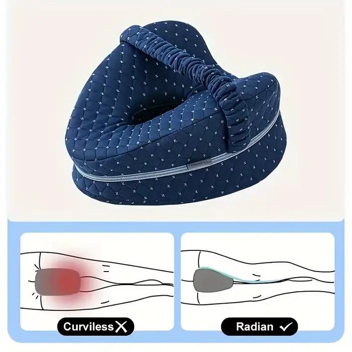 Oreiller orthopédique en mousse à mémoire de forme pour soulager la sciatique, en forme de cœur creu