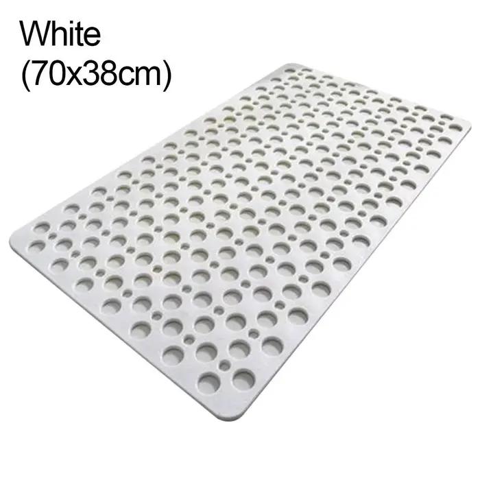 Grand tapis de douche en TPE Extra poreux, baignoire antidérapante, forte aspiration, Anti-moisissur
