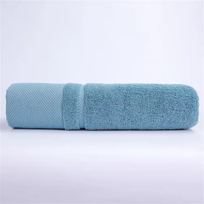 Serviette de bain avec nom brodé, personnalisée avec n'importe quel texte, Logo, fournitures de fête