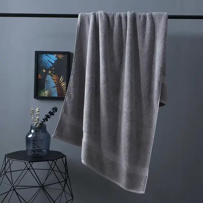 Serviette de Bain en Coton pour Adulte, Douce et Absorbante, Grande Serviette de Plage, Hôtel, Spa, 