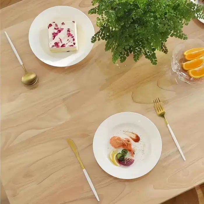 Nappe en PVC Transparent, Verre Souple, Clip, Résistant à l'Huile, Imperméable, Convient pour Table 