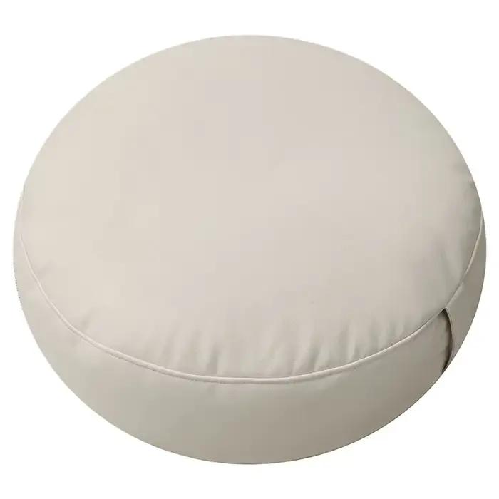 Pouf Ottoman en Faux daim, repose-pieds décoratif doux avec housse amovible, mobilier de salon, cham