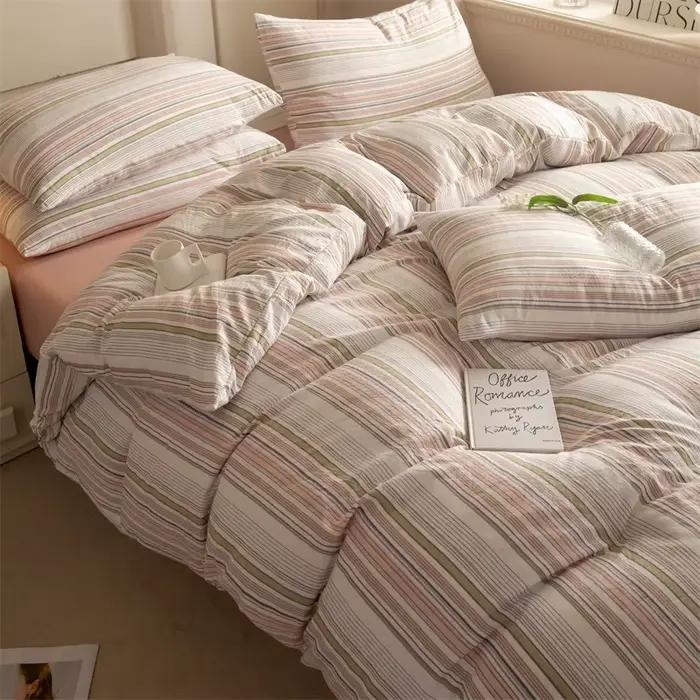 Housse de couette de Style écossais 150x200, housse de couette, literie de maison, taille Queen, hou