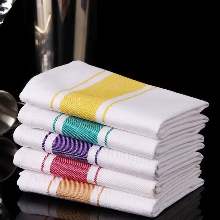 Napperon de serviette de cuisine européen, tapis en tissu de tasse en coton épais pour hôtel, Restau
