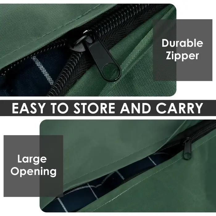 Sac de rangement de coussin, housse de protection pour meubles de grande capacité, jardin extérieur,