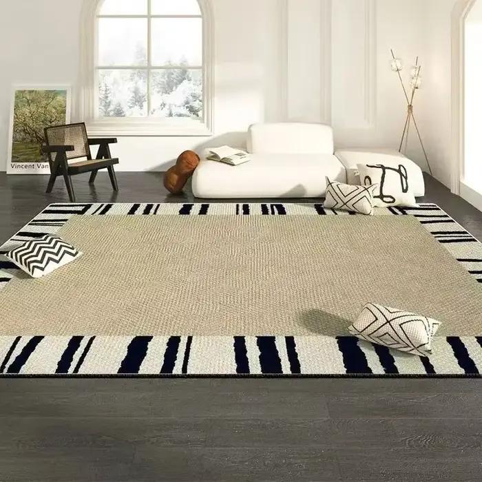 Tapis antidérapant Crystal Pys pour salon, grand canapé, tapis de table basse, sensation de qualité 
