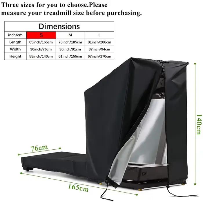 Juste anti-poussière pour tapis roulant d'intérieur, course à pied, jogging, machine, fournitures de