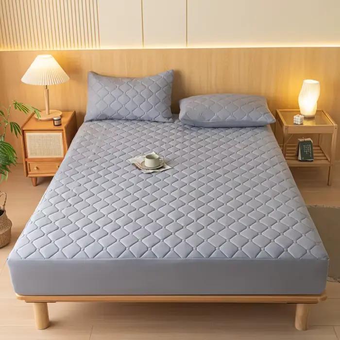 Protecteur de matelas épais et imperméable, drap-housse réglable et Durable, couvre-lit Anti-acarien