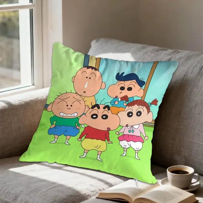 Housse de coussin avec dessins animés Kawaii, 45x45, oreillers décoratifs, décoration de noël, cadea