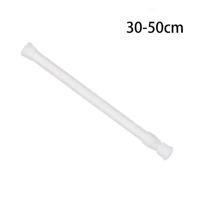 Tringle à rideau en métal extensible à ressort, poteau de douche télescopique sans perçage pour sall