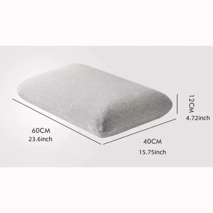 Oreiller à mémoire de forme pour pain à rebond lent en fibre de bambou pour la protection, conceptio