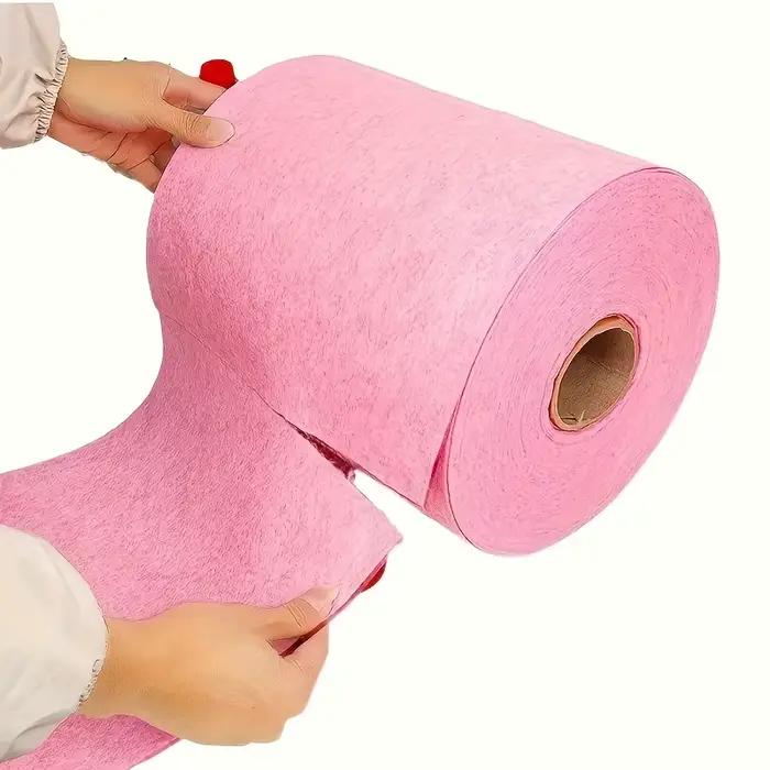 Rouleau de chiffons de cuisine réutilisables de 4M, lingettes de nettoyage lavables, serviette en pa