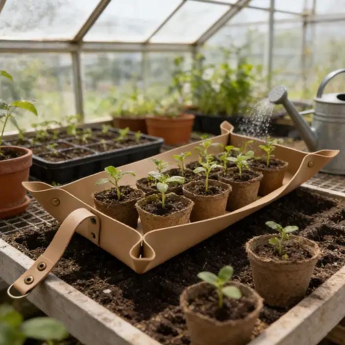 Tapis de repotage pour plantes, plateau de rempotage robuste et pliable, outils de jardinage manuels