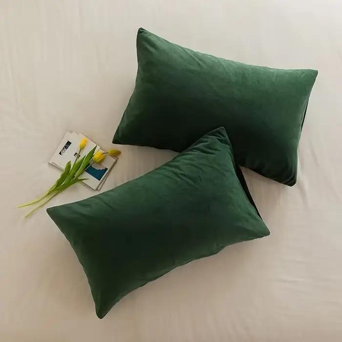 Housses de coussin en velours doux, taies d'oreiller à carreaux pour salon, canapé, 30x50 cm, décora