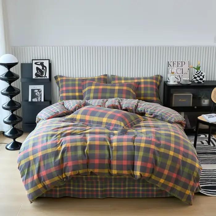 100% coton housse de couette Plaid Style literie couverture couvre 160x210 housse de couette housse 