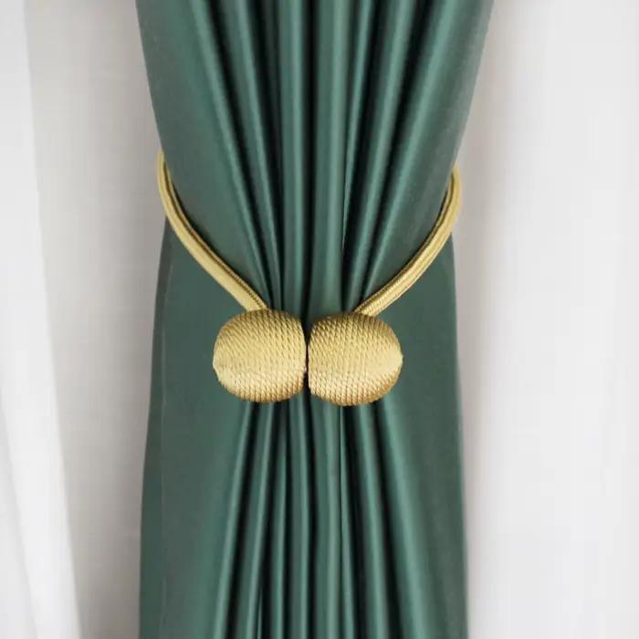 BELAVENIR attache de rideau magnétique haute qualité Clip rideaux porte-boucle décoratif maison Poly