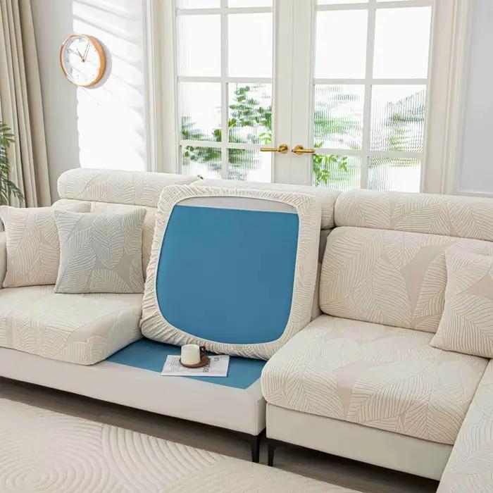 Housse de canapé en peluche épaisse, housse de coussin élastique pour salon, protection de meubles p
