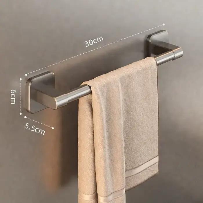 Barre porte-serviettes murale robuste de 30-50 cm pour salle de bain, support de serviettes à main p