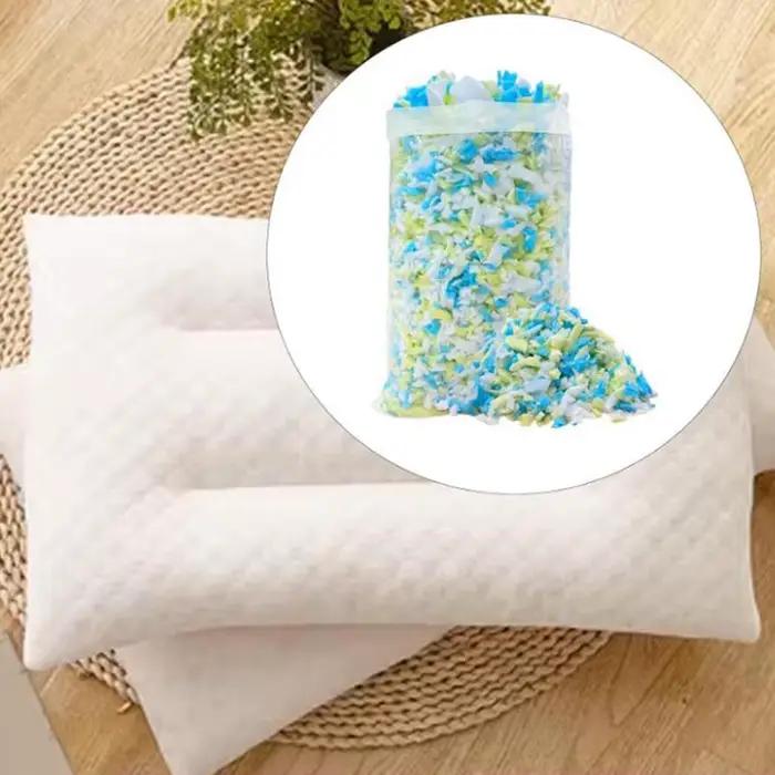 Remplissage de mousse à mémoire de forme râpée, sac en mousse à mémoire de forme râpée, remplissage 