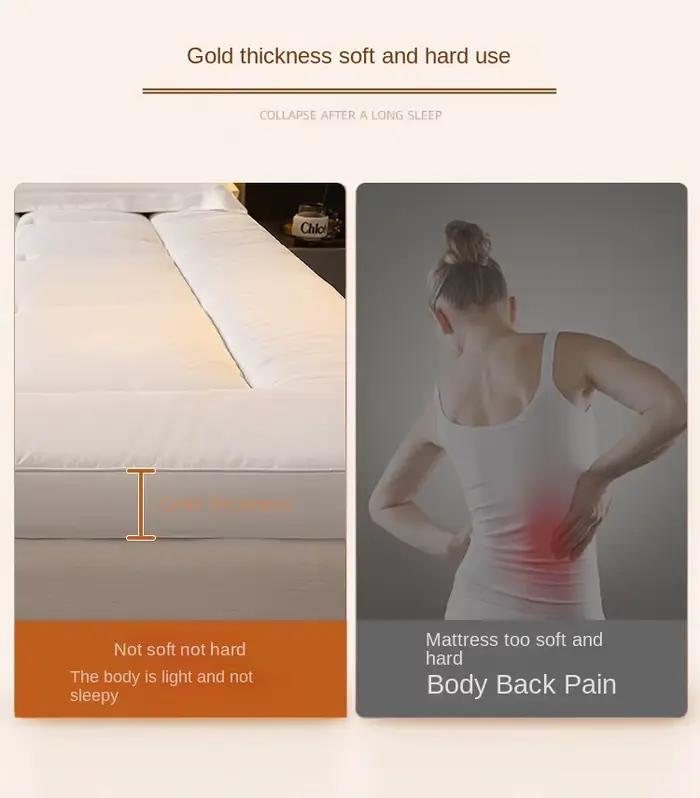 1Pc hôtel Style matelas coussin doux maison chambre Tatami tapis matelas épaissi coussin de couchage