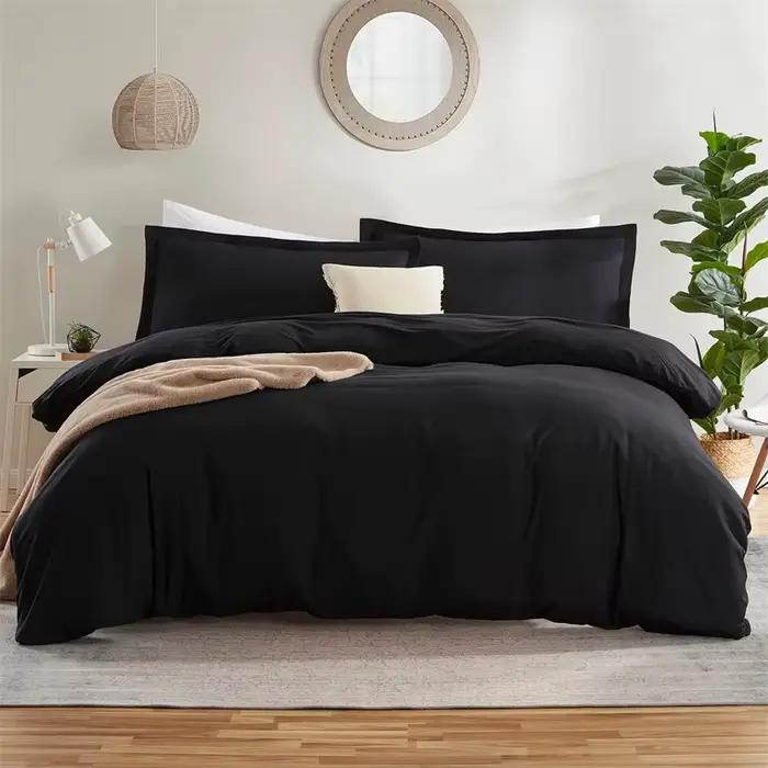 Ensemble de housse de couette en coton lavé