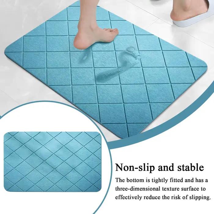 Tapis de bain antidérapant en pierre de Diatomite