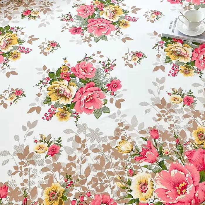 Draps-housses à imprimé floral