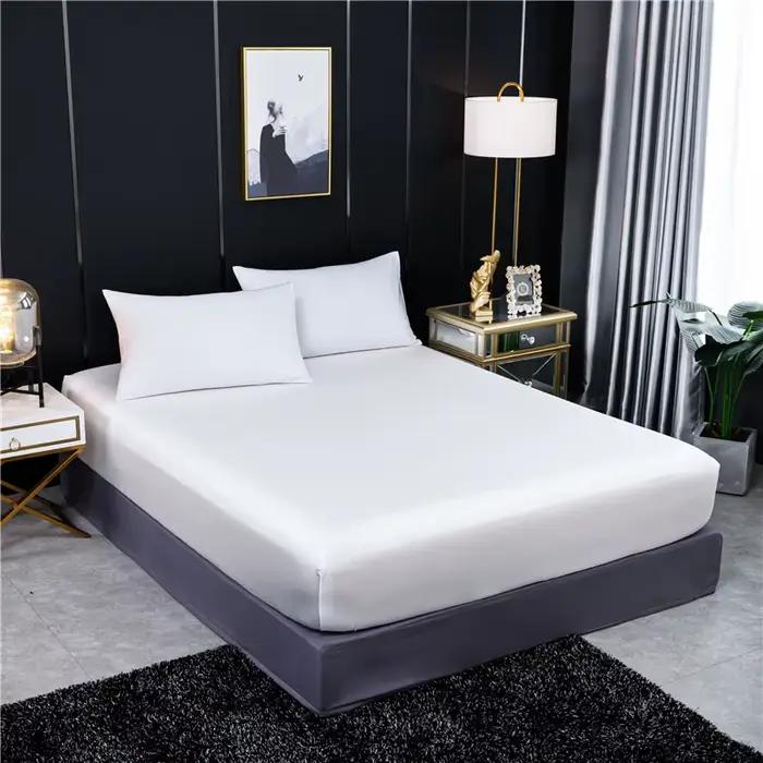 Drap-housse en soie naturelle