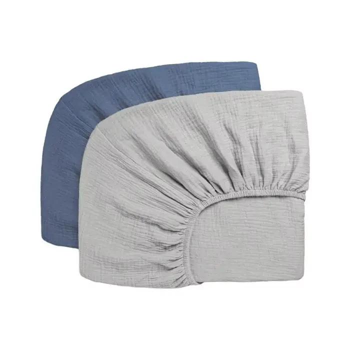U13F 2PCS / Set Baby Fitted Sheet Garçons Filles berce