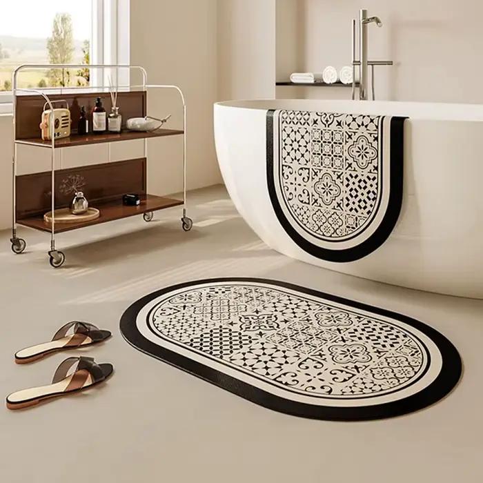 Ensemble de tapis de salle de bain antidérapant