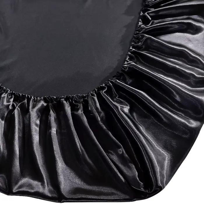 Drap-housse en Satin de soie sur élastique