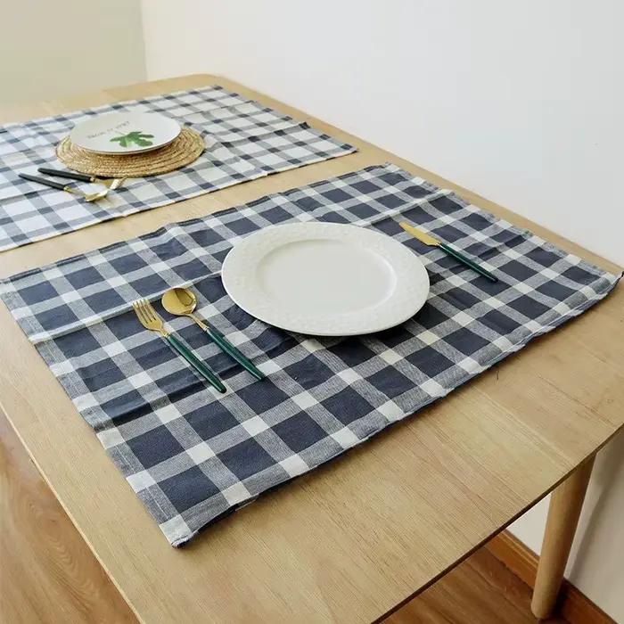 Serviettes queNappers grill lavables, 100% coton, douces, durables, idéales pour les fêtes de ferme, automne, Thanksgiving et Noël, 46x70cm, 5 pièces