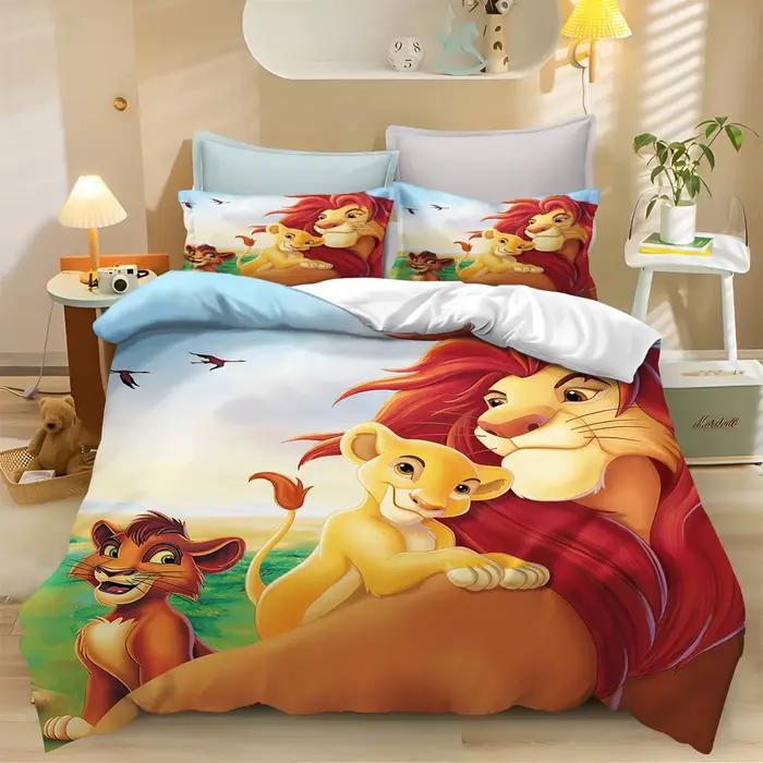 Ensemble de literie imprimé en 3D Lion King Simba