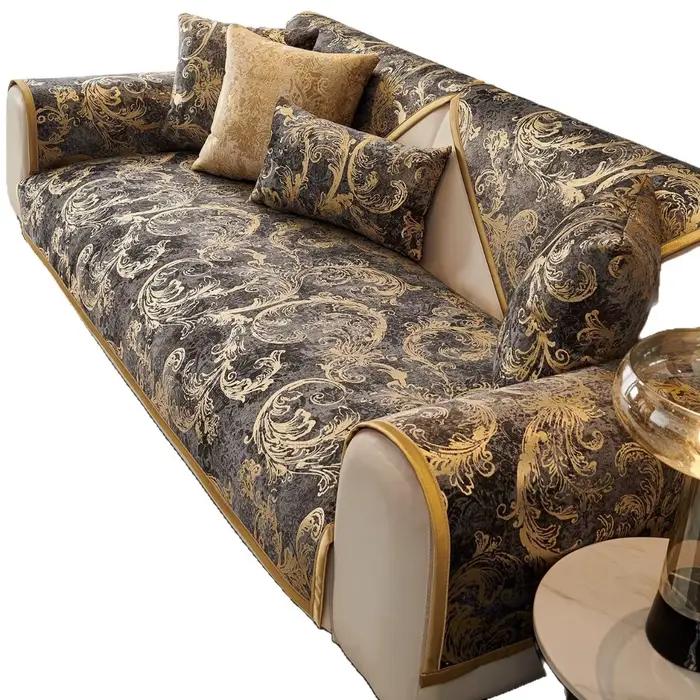 Housse de canapé rétro français en tissu