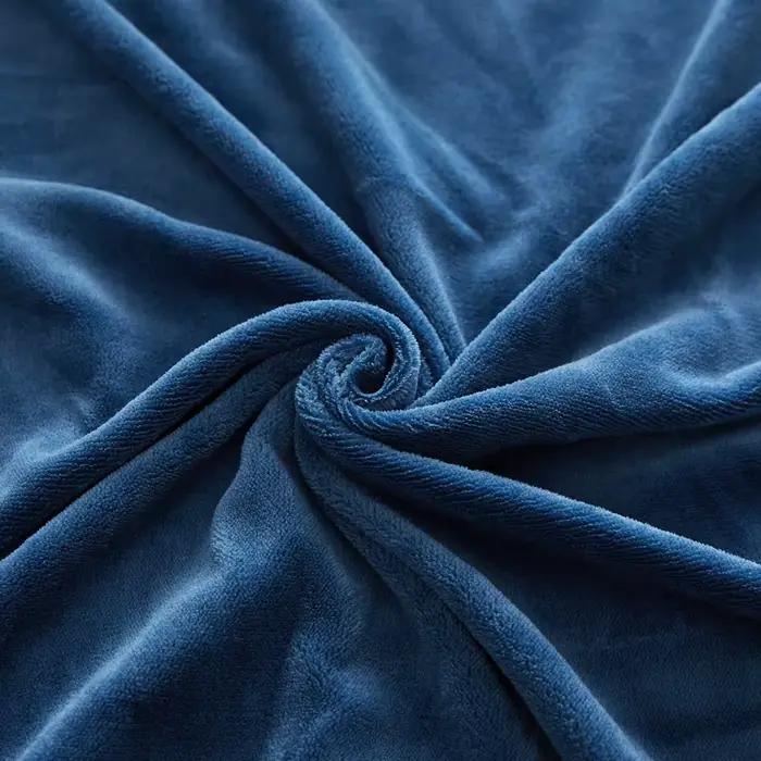 Drap-housse en tissu velours extensible solide