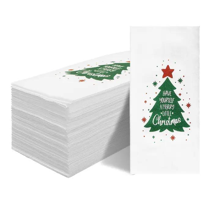 Serviettes de table jetables en lin