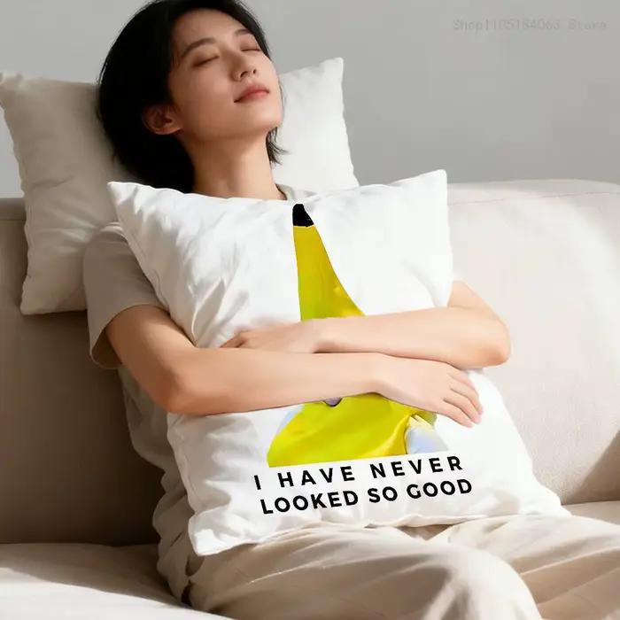 Housse de coussin Banana L-Leclerc pour décoration de canapé