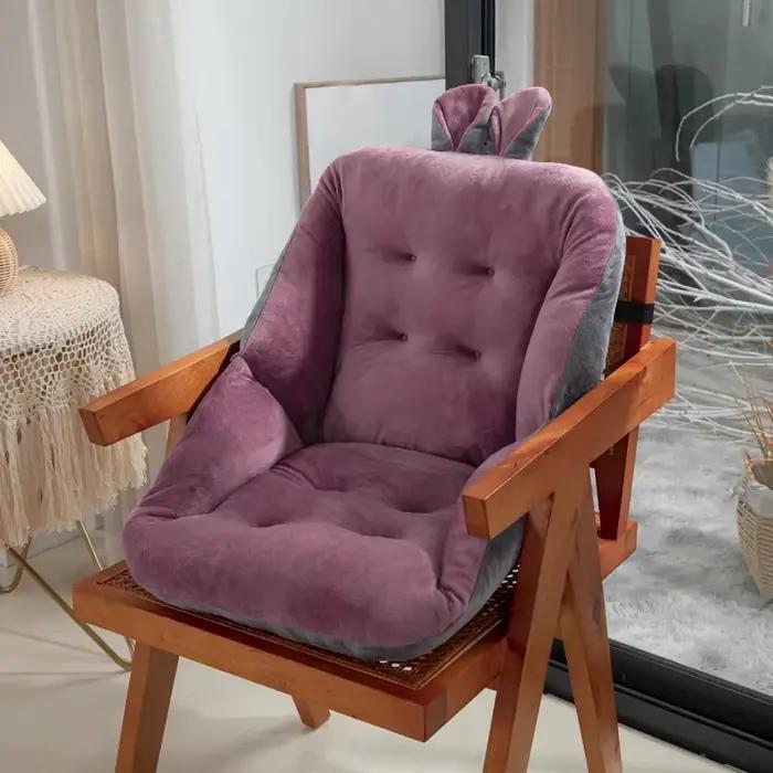 Optique-Coussin de siège semi-fermé avec dossier et coussin