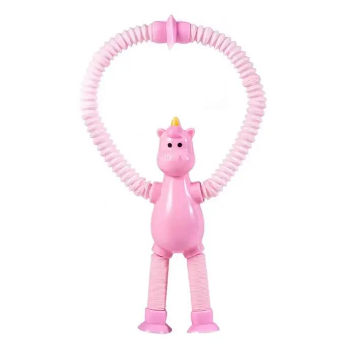 Jouets à ventouse licorne, Tubes Pop extensibles, soulagement du Stress, décompression, jouets sensoriels, prix de carnaval pour garçons et filles