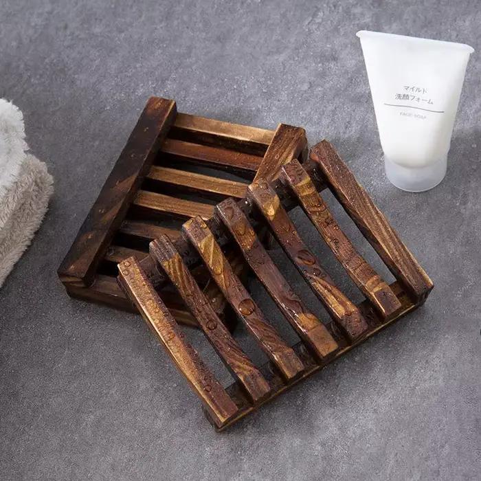 Porte-savon en bambou naturel