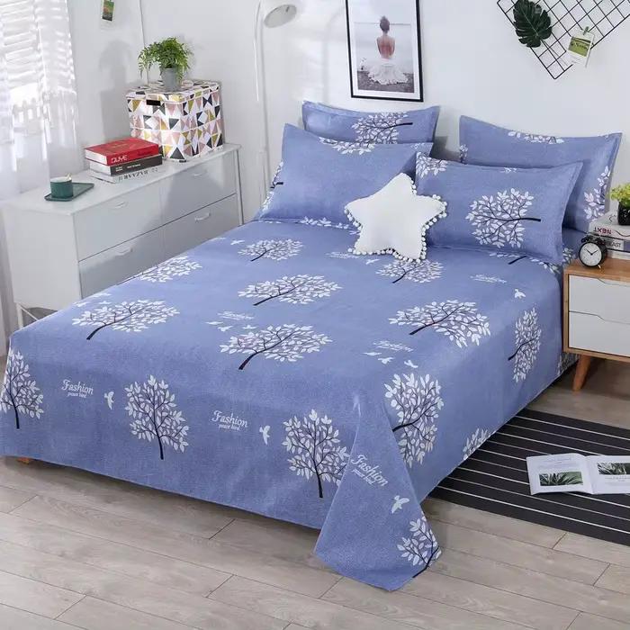 Ensemble de draps de lit 3 pièces/ensemble en coton avec taies d'oreiller pour chambre d'amoureux