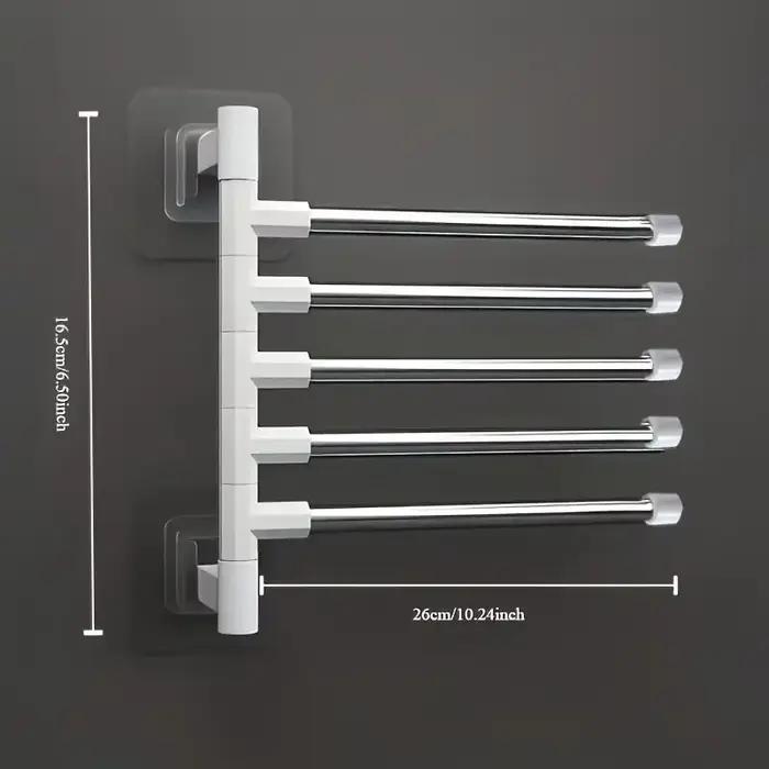 Porte-serviettes mural en aluminium