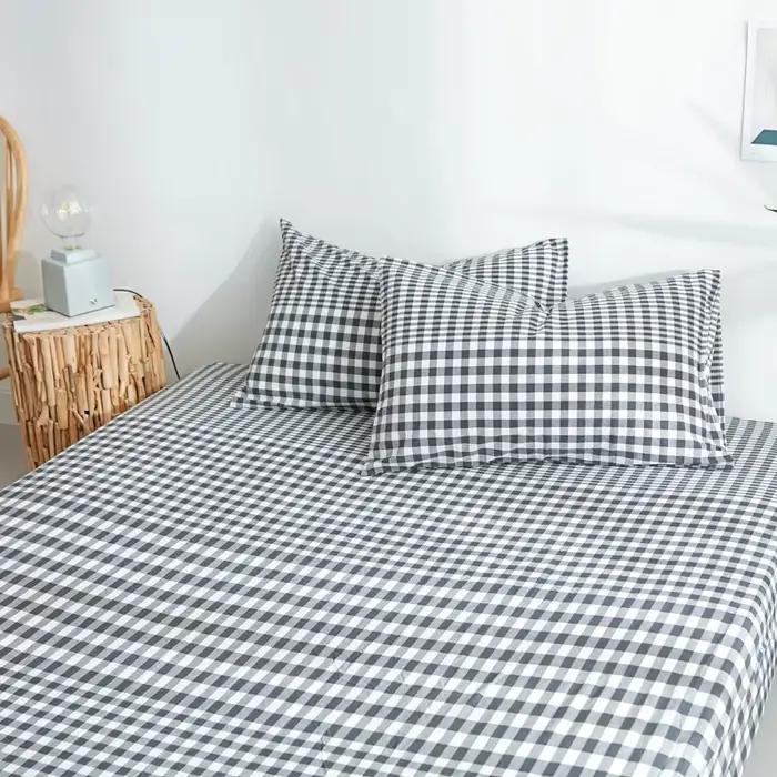 AHSNME – drap-housse à carreaux Super doux