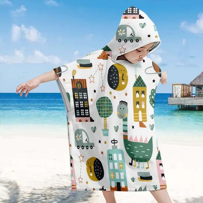 Poncho à Capuche pour Enfant