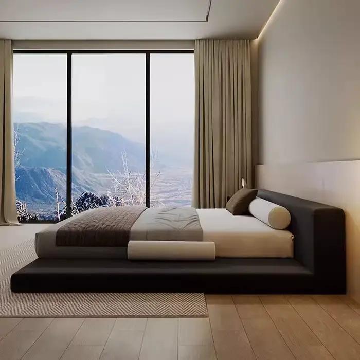 Armoires lit esthétique Unique japonais fantaisie cadre de couchage lit chambre Double Muebles Para dortoir maison accessoires