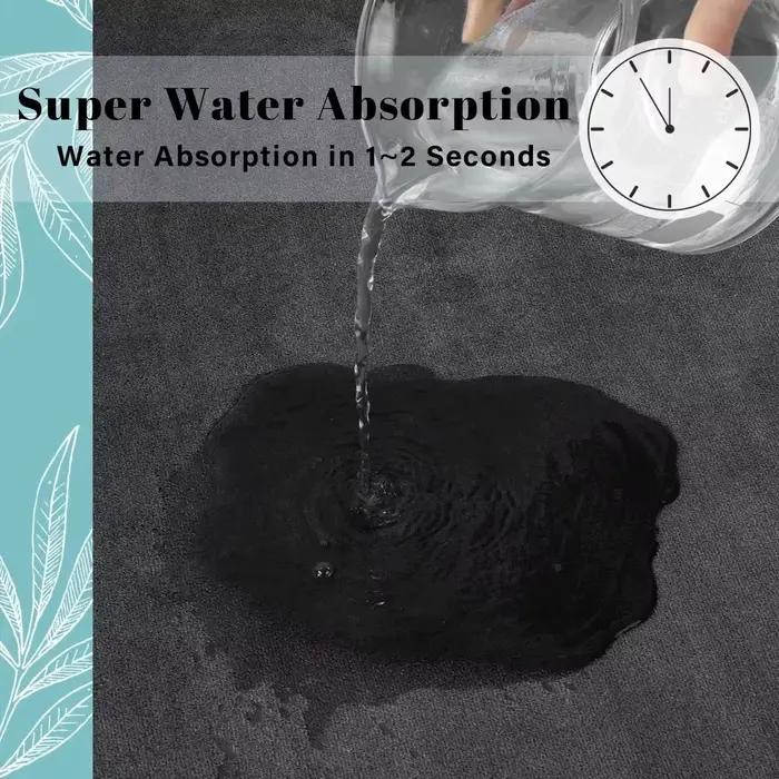 Tapis de salle de bain Super absorbant