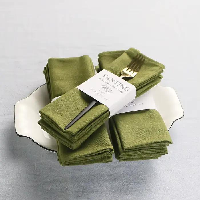Serviettes de Table en Coton Durable