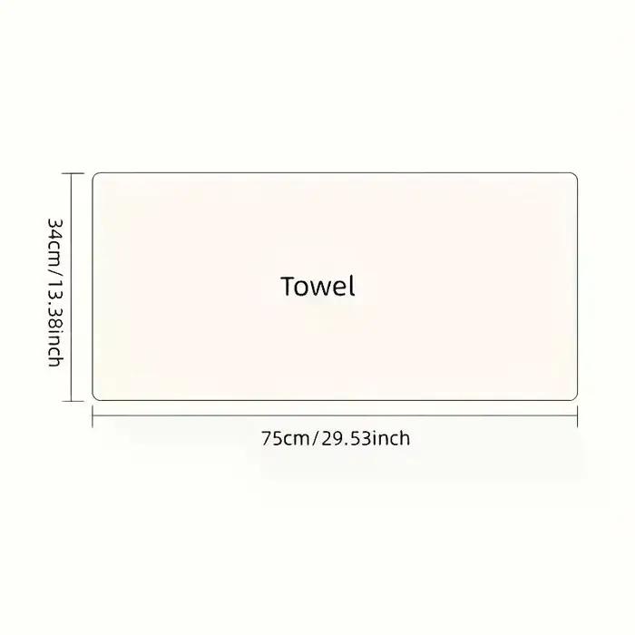 Serviette en coton en forme de cœur