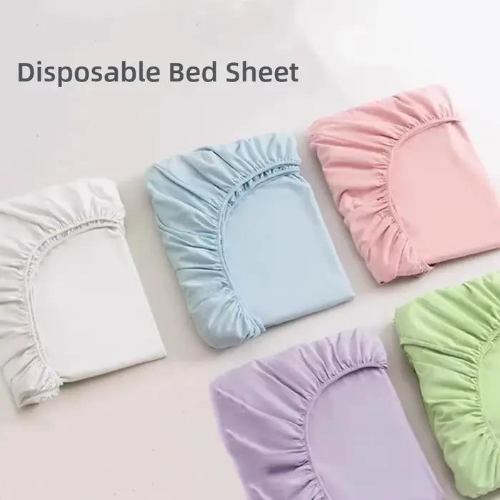 Drap-housse jetable Non tissé Portable avec bandes élastiques